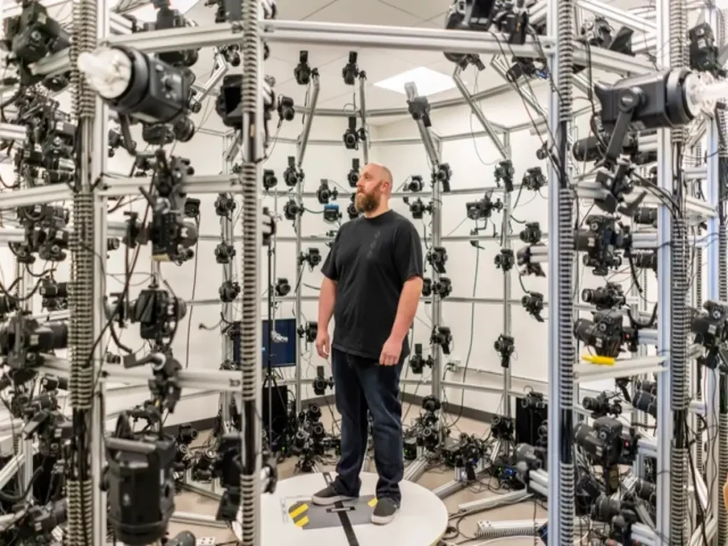 Photogrammetry setup using multiple cameras for 3D capture